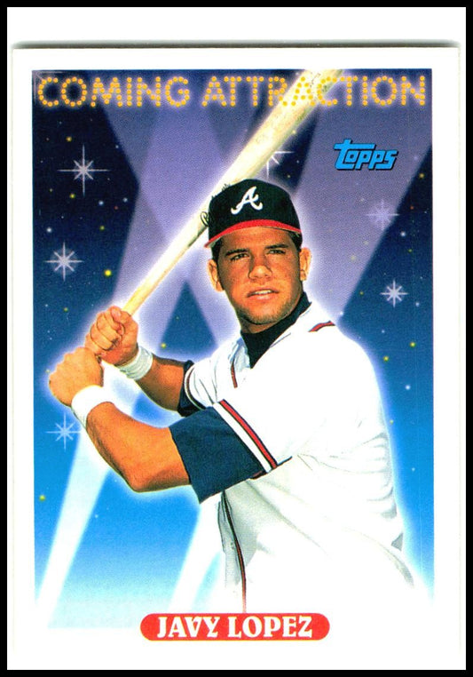 1993 Topps #811 Javy Lopez Atlanta Braves