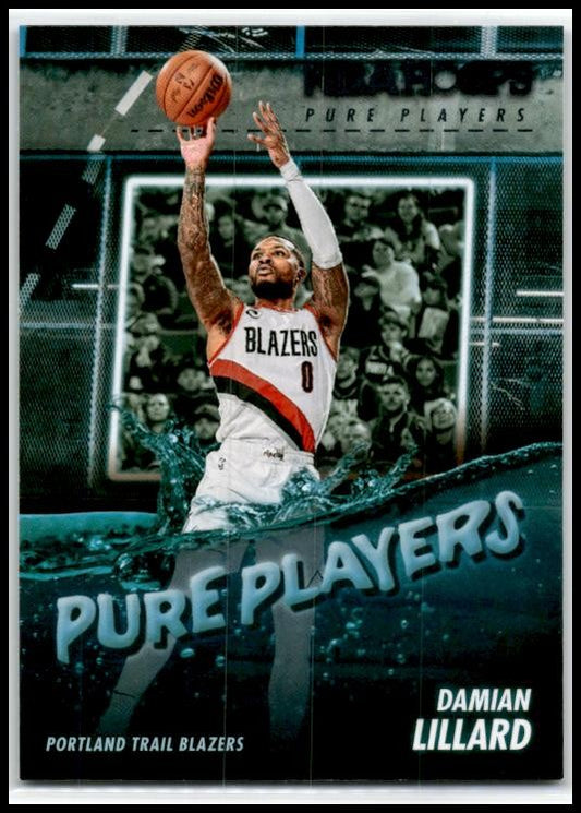 2023-24 Hoops Pure Players #7 Damian Lillard Portland Trail Blazers