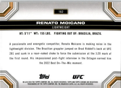 2024 Topps Chrome UFC  X-Factor #162 Renato Moicano