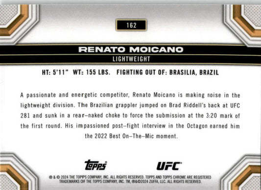 2024 Topps Chrome UFC  X-Factor #162 Renato Moicano