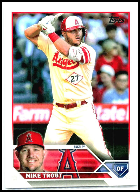 2023 Topps #27 Mike Trout Los Angeles Angels