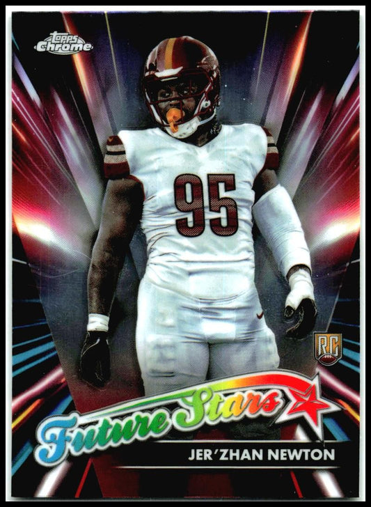2024 Topps Chrome Future Stars Refractor #FS-16 Jer'Zhan Newton Washington