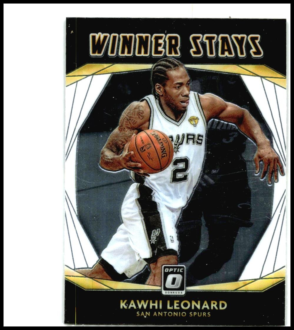 2020-21 Donruss Optic Winner Stays #6 Kawhi Leonard San Antonio Spurs