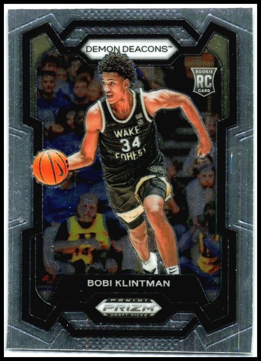 2024 Panini Prizm Draft Picks #34 Bobi Klintman Wake Forest Demon Deacons