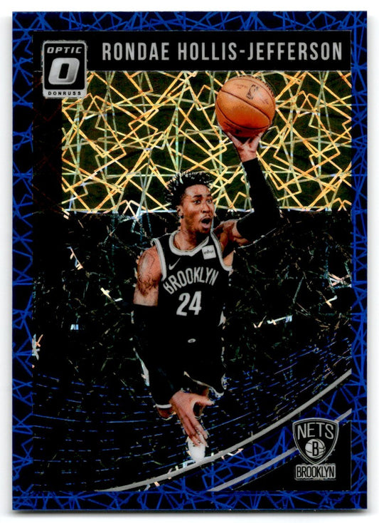 2018-19 Blue Velocity Prizm Rondae Hollis-Jefferson Brooklyn Nets #136
