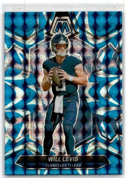 2024 Panini Mosaic Mosaic Reactive Blue #211 Will Levis Tennessee Titans