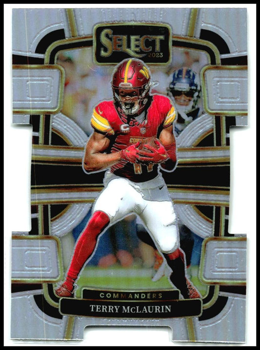 2023 Panini Select Silver Prizms Die Cuts #99 Terry McLaurin Washington