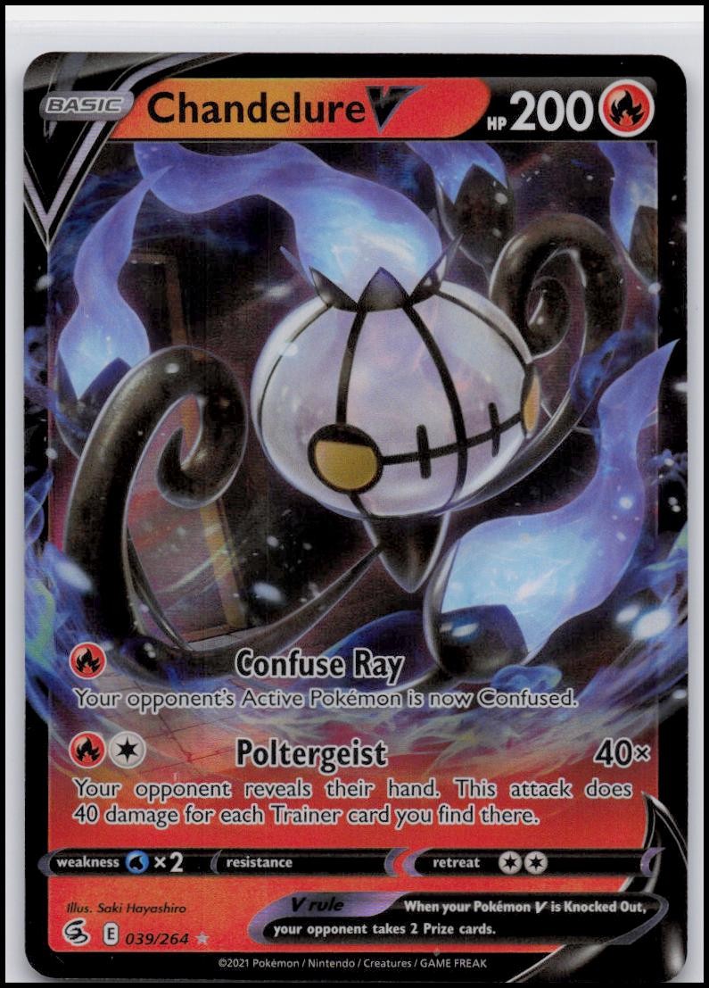 SWSH08: Fusion Strike #039/264 Chandelure V