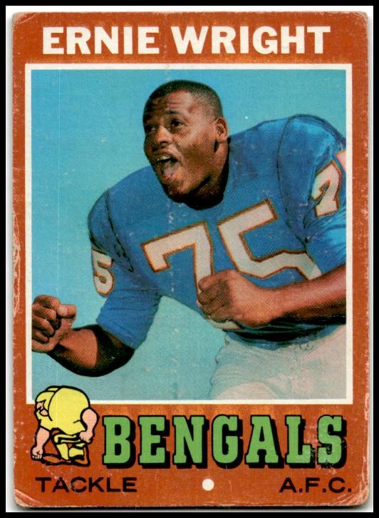 1971 Topps #99 Ernie Wright Cincinnati Bengals