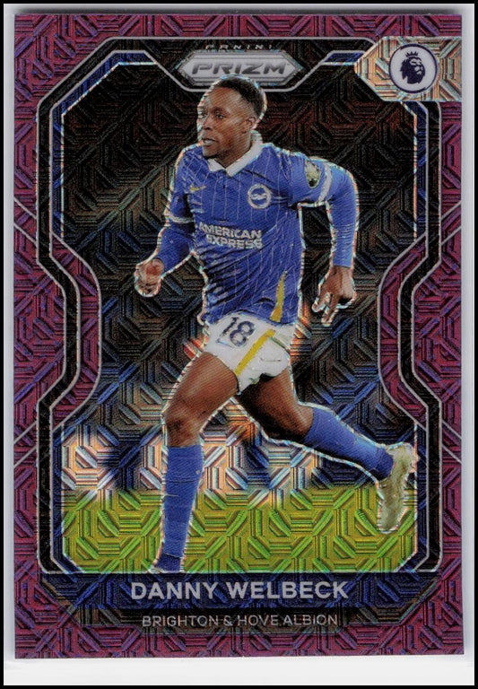 2020-21 Panini Chronicles - Prizm Premier League Purple Mojo #13 Danny Welbeck