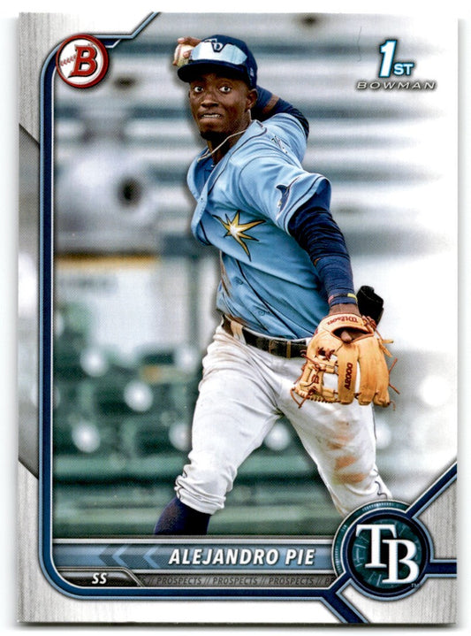 2022 Bowman Prospects Alejandro Pie Tampa Bay Rays #BP-99