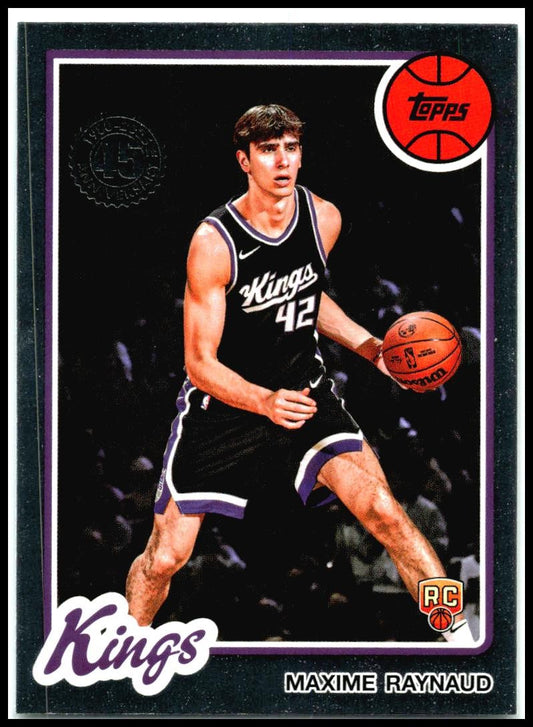 2025-26 Topps 1980-81 Topps Basketball #80BK-85 Maxime Raynaud Sacramento Kings