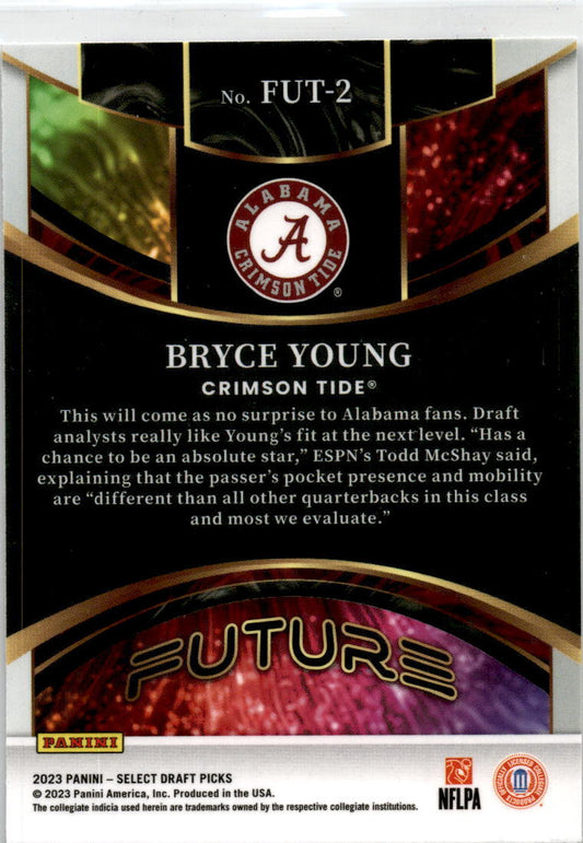 2023 Panini Select Draft Picks #FUT-2 Bryce Young Tide / Carolina Panthers