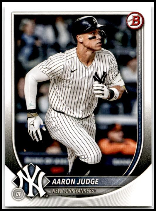 2025 Bowman #99 Aaron Judge New York Yankees