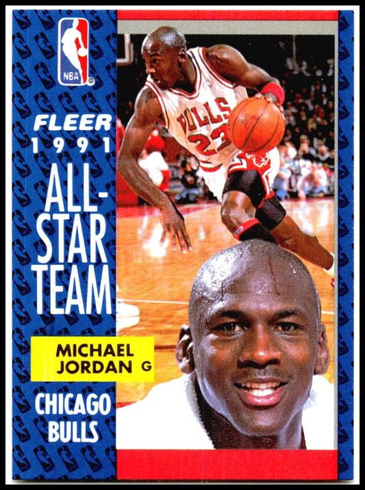 1991-92 Fleer #211 Michael Jordan Chicago Bulls