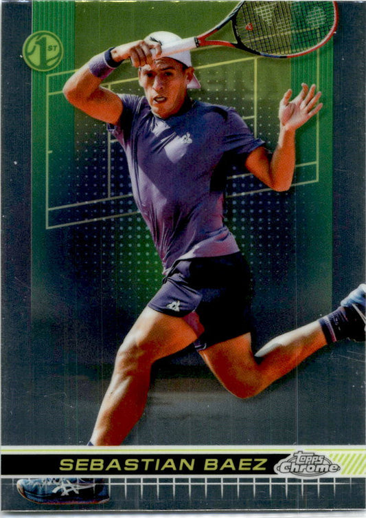 2024 Topps Chrome Tennis #40 Sebastian Baez