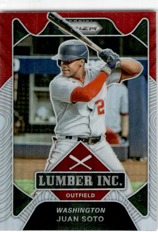2021 Panini Prizm Silver Prizm Lumber Inc. #LI9 Juan Soto Washington Nationals