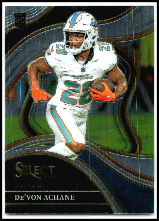 2023 Panini Select #274 De'Von Achane Miami Dolphins