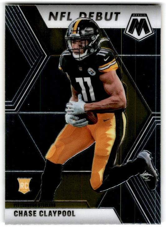 2020 Panini Mosaic Chase Claypool Rookie Pittsburgh Steelers #278