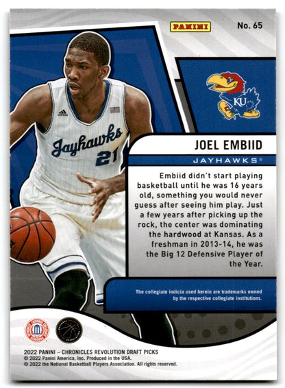 2022-23 Revolution Draft Picks Joel Embiid Philadelphia 76ers #65