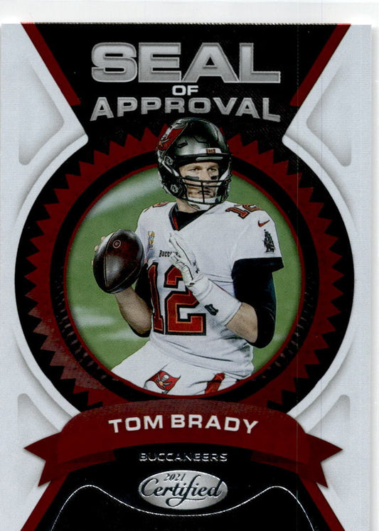 2021 Panini Certified Seal of Approval #SA-11 Tom Brady Tampa Bay Buccaneers