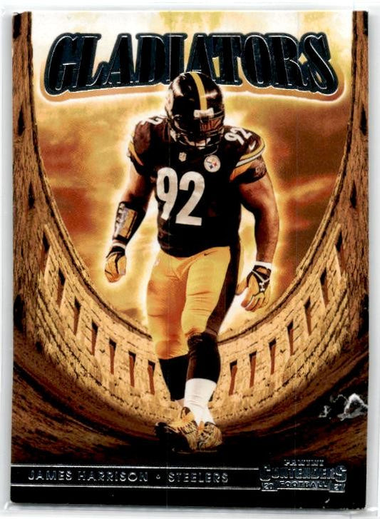 2021 Panini Contenders Gladiators #GLD-JHA James Harrison Pittsburgh Steelers