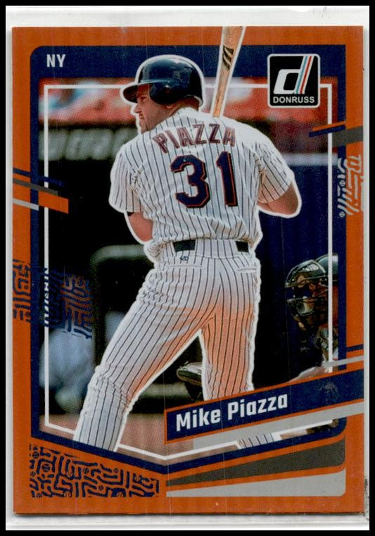 2023 Donruss Holo Orange #163 Mike Piazza New York Mets