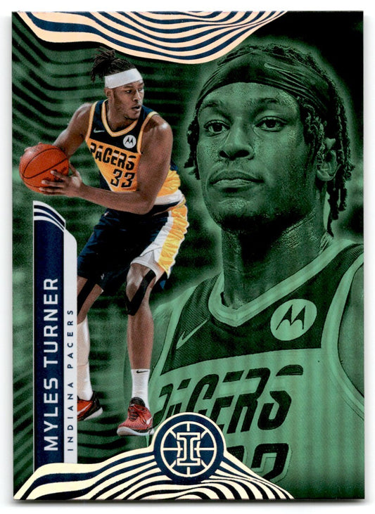 2021-22 illusions Myles Turner Indiana Pacers #121