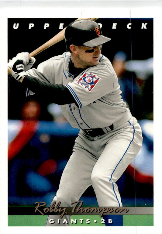 1993 Upper Deck #126 Robby Thompson San Francisco Giants