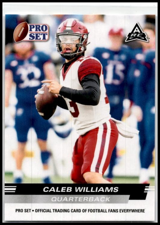2022 Pro Set Draft #PS-04 Caleb Williams Oklahoma Sooners