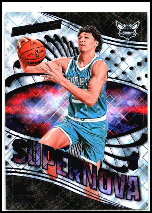 2024-25 Panini Revolution Supernova Cosmic #13 Tidjane Salaun Hornets