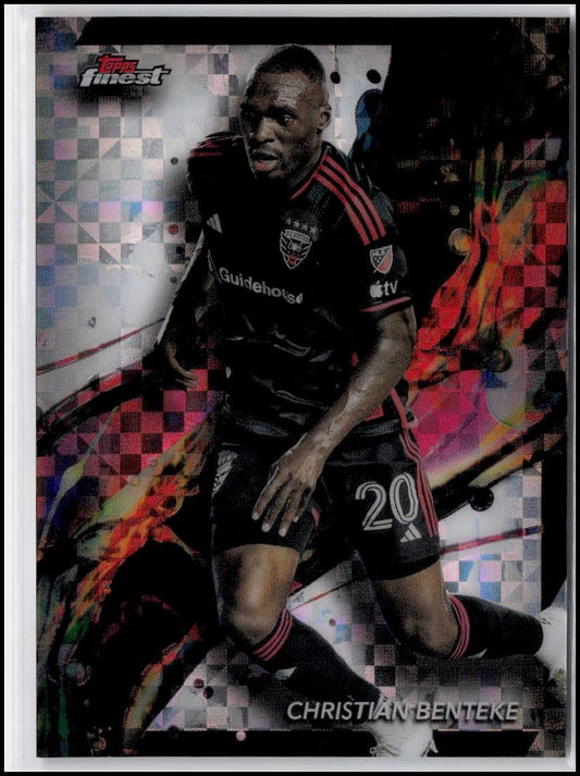 2024 Finest MLS #20 Christian Benteke Checkerboard Refractor