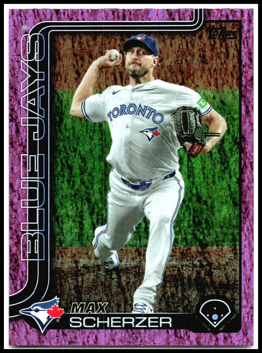 2025 Topps Pink Diamante Foil #686 Max Scherzer Toronto Blue Jays