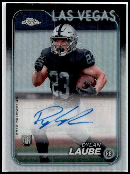 Dylan Laube Auto #RA-DLA 2024 Topps Chrome Rookie Raiders