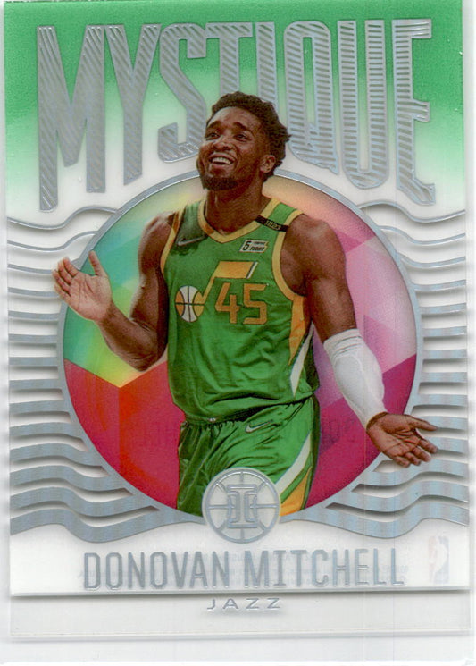 2020 Panini Illusions Mystique Emerald  #6 Donovan Mitchell Utah Jazz