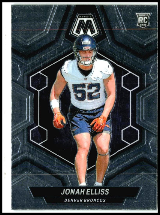 2024 Panini Mosaic #364 Jonah Elliss Rookie Denver Broncos