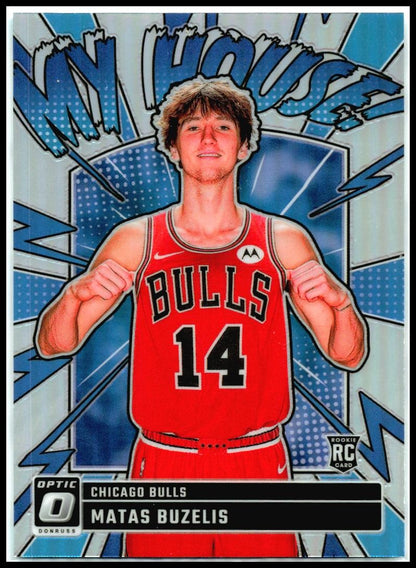 2024-25 Donruss Optic My House Holo #15 Matas Buzelis Chicago Bulls
