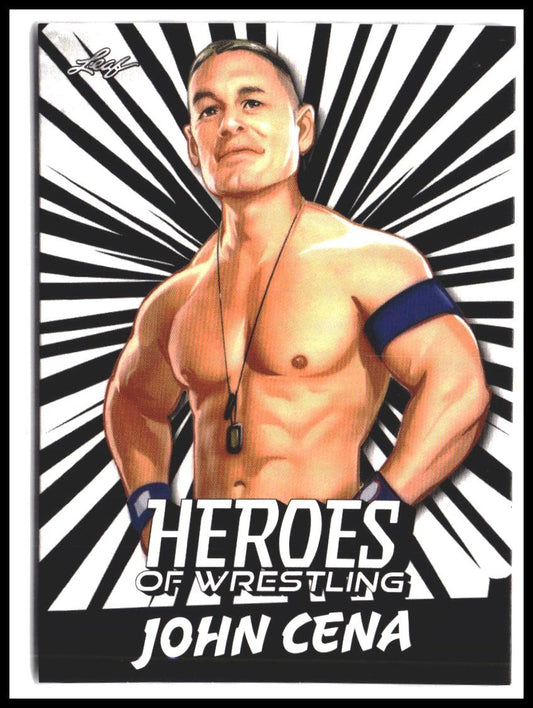 John Cena #B-5 2023 Leaf Heroes of Wrestling