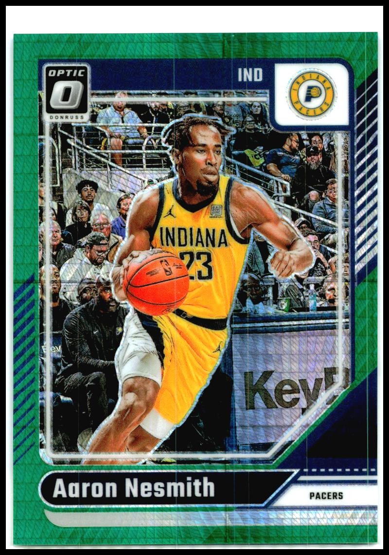 2024-25 Donruss Optic Hyper Green #132 Aaron Nesmith #/249 Indiana Pacers