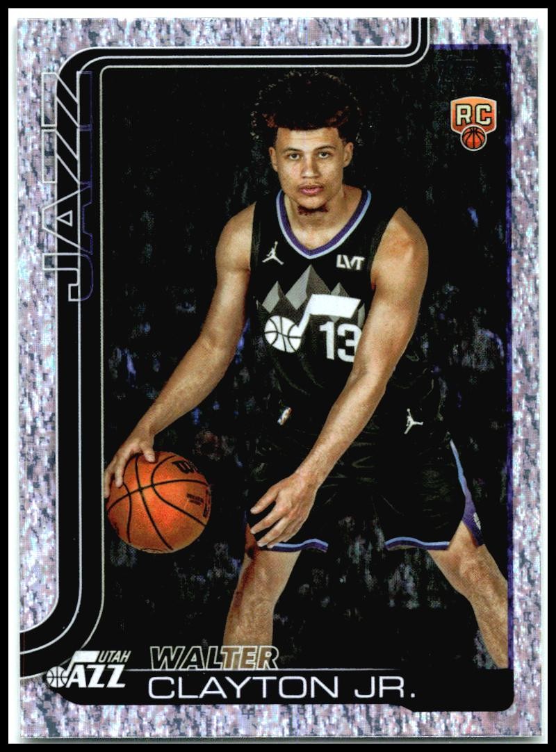 2025-26 Topps Sandglitter #218 Walter Clayton Jr. Rookie Utah Jazz