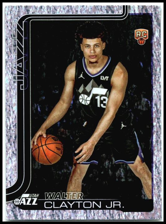 2025-26 Topps Sandglitter #218 Walter Clayton Jr. Rookie Utah Jazz