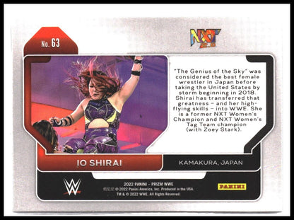 Io Shirai #63 2022 Panini Prizm WWE
