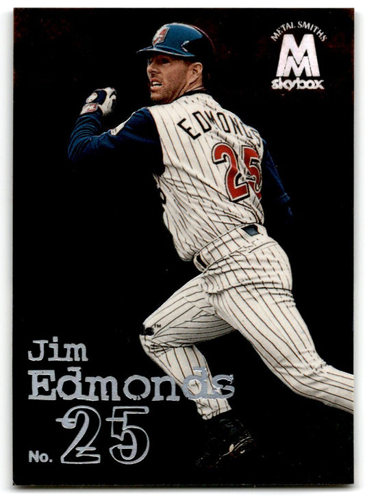 1999 SkyBox Molten Metal Jim Edmonds Anaheim Angels #44