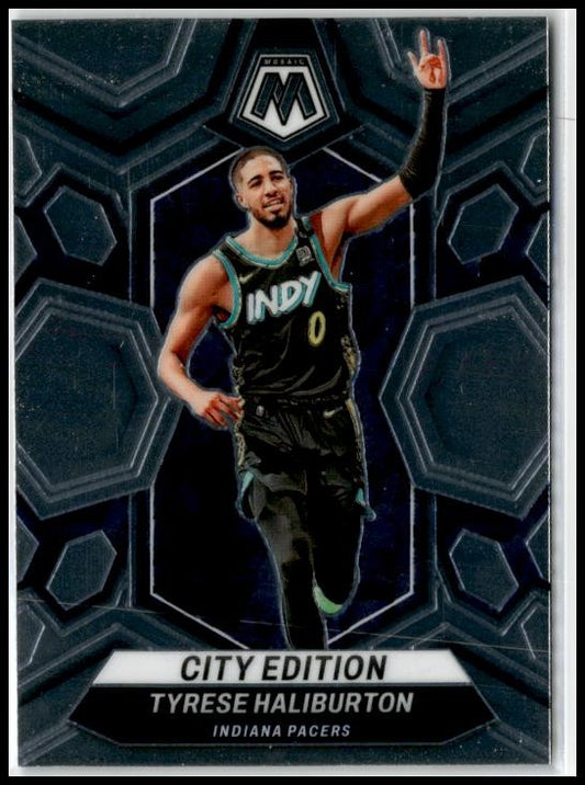 2023-24 Panini Mosaic #289 Tyrese Haliburton Indiana Pacers