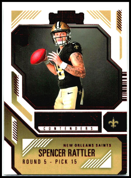 2024 Panini Contenders Draft Class Contenders Red #10 Spencer Rattler Saints