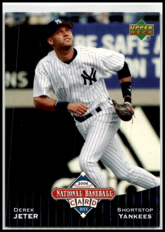2006 National Baseball Card Day #UD6 Derek Jeter New York Yankees