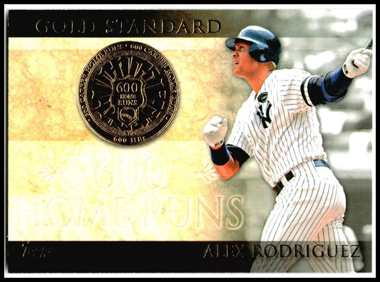 2012 Topps Gold Standard #GS-13 Alex Rodriguez New York Yankees