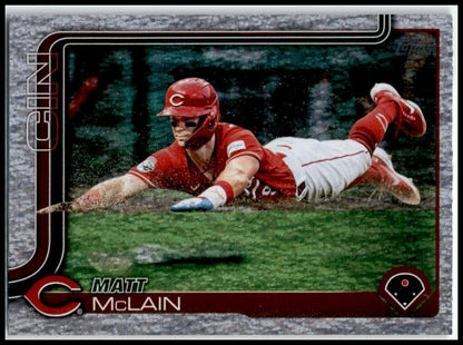 2025 Topps Sandglitter #647 Matt McLain Cincinnati Reds
