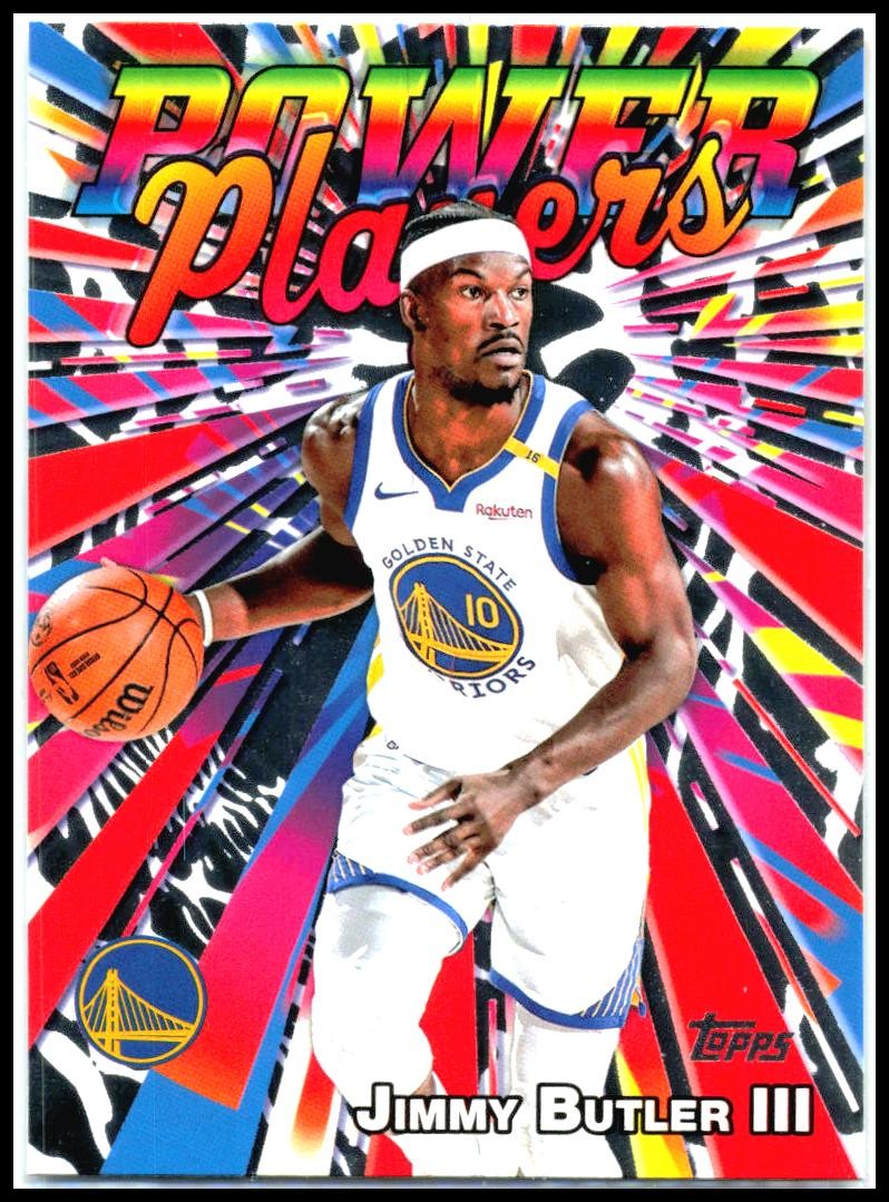 2025-26 Topps Power Players #PP-10 Jimmy Butler III Golden State Warriors
