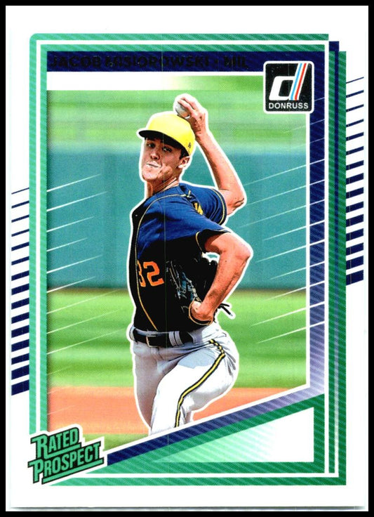 2025 Donruss #128 Jacob Misiorowski Milwaukee Brewers